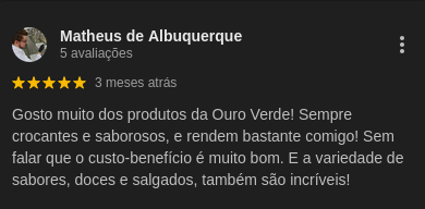 Avaliação Google - Cliente 3