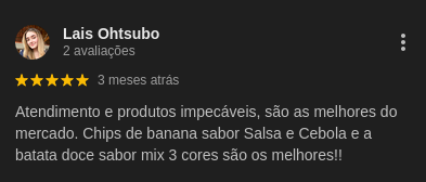 Avaliação Google - Cliente 3